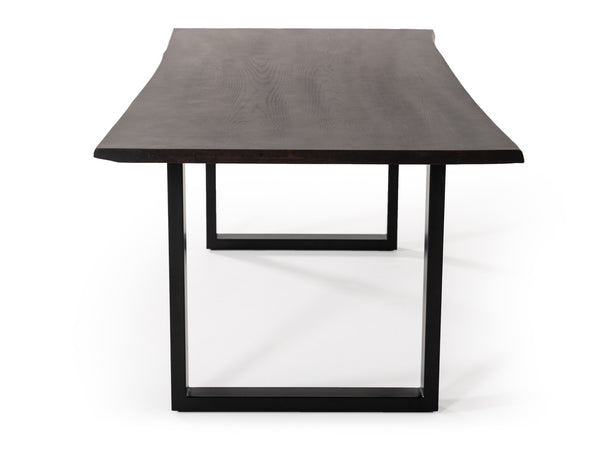 Modrest Leon Modern Umber Wood Live Edge Dining Table Model VGWH181120310
