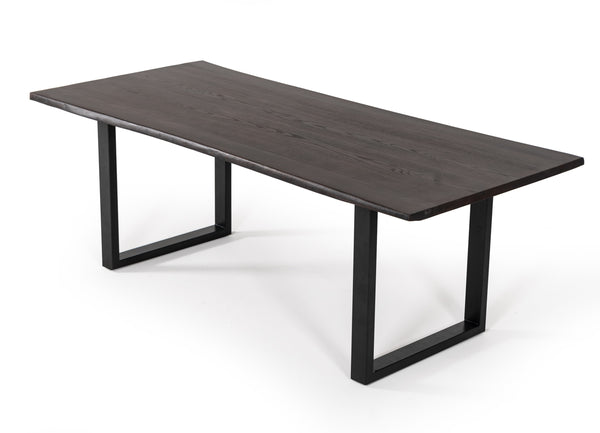 Modrest Leon Modern Umber Wood Live Edge Dining Table Model VGWH181120310