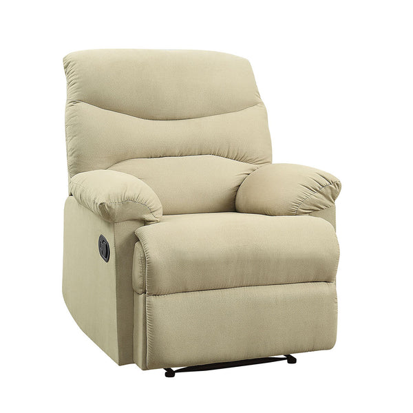 ACME Arcadia Beige Microfiber Motion Recliner Model 00626