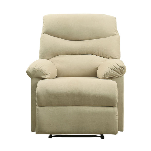 ACME Arcadia Beige Microfiber Motion Recliner Model 00626
