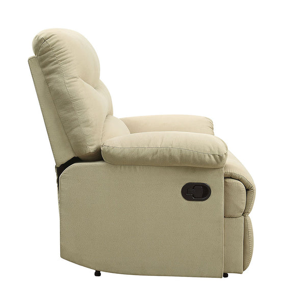 ACME Arcadia Beige Microfiber Motion Recliner Model 00626