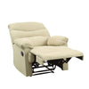 ACME Arcadia Beige Microfiber Motion Recliner Model 00626