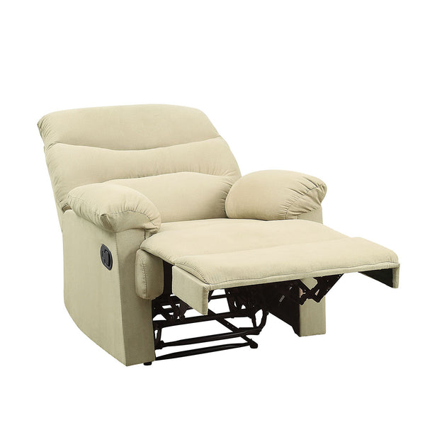 ACME Arcadia Beige Microfiber Motion Recliner Model 00626