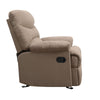 ACME Arcadia Light Brown Microfiber Motion Recliner Model 00627