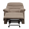 ACME Arcadia Light Brown Microfiber Motion Recliner Model 00627