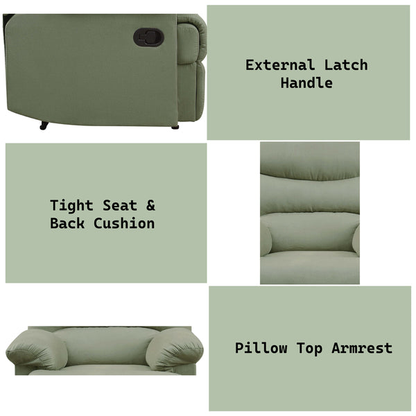 ACME Arcadia Sage Microfiber Motion Recliner Model 00630