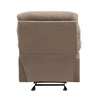 ACME Arcadia Light Brown Microfiber Motion Glider Recliner Model 00634