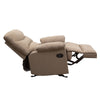 ACME Arcadia Light Brown Microfiber Motion Glider Recliner Model 00634