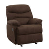 ACME Arcadia Chocolate Microfiber Motion Glider Recliner Model 00635