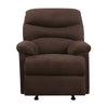 ACME Arcadia Chocolate Microfiber Motion Glider Recliner Model 00635