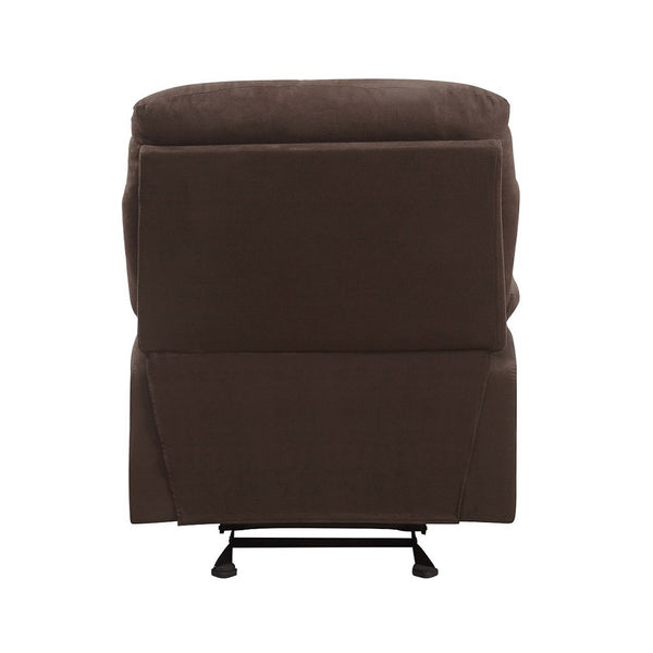 ACME Arcadia Chocolate Microfiber Motion Glider Recliner Model 00635