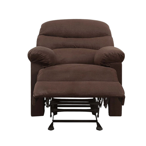 ACME Arcadia Chocolate Microfiber Motion Glider Recliner Model 00635