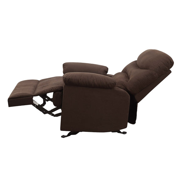 ACME Arcadia Chocolate Microfiber Motion Glider Recliner Model 00635