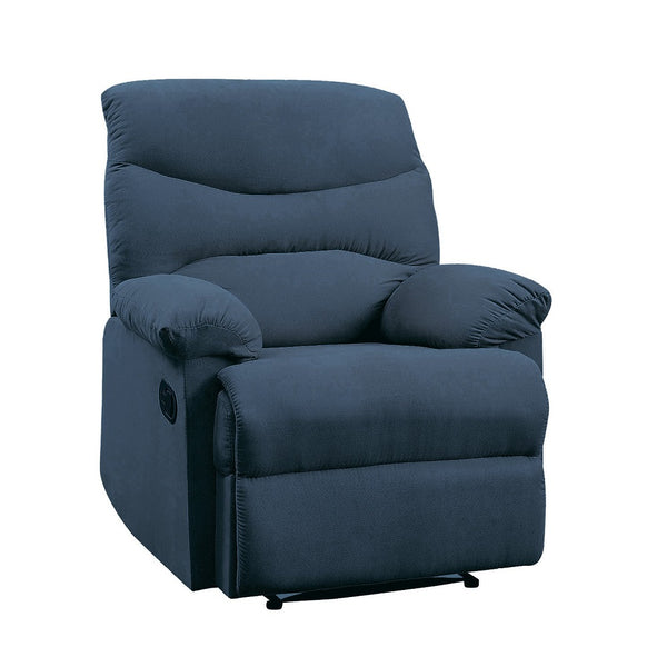 ACME Arcadia Blue Woven Fabric Motion Recliner Model 00700