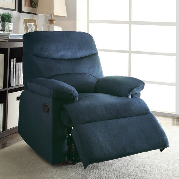 ACME Arcadia Blue Woven Fabric Motion Recliner Model 00700