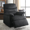 ACME Arcadia Black Woven Fabric Motion Recliner Model 00701
