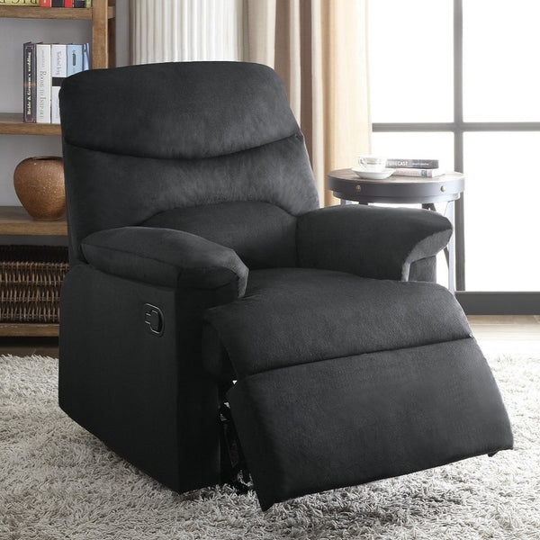 ACME Arcadia Black Woven Fabric Motion Recliner Model 00701