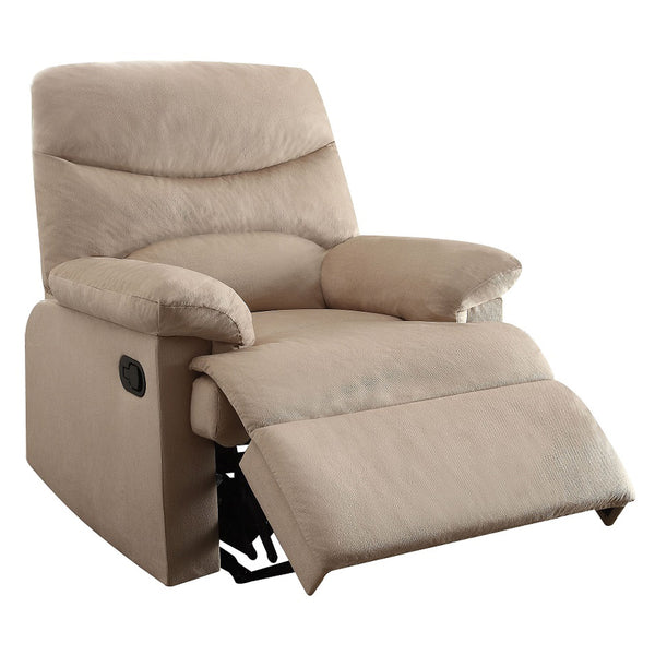 ACME Arcadia Beige Woven Fabric Motion Recliner Model 00702