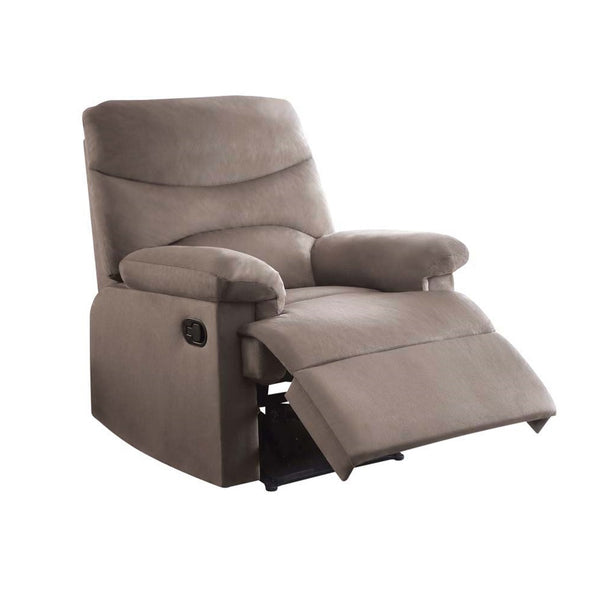 ACME Arcadia Light Brown Woven Fabric Motion Recliner Model 00703