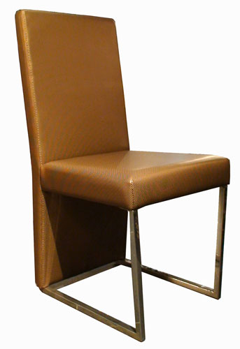 A&X 0099 Modern Gold Leatherette Dining Chair Model VGUN0099-2