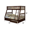 ACME Jason Espresso Bunk Bed(Twin | Full)Model 02020W