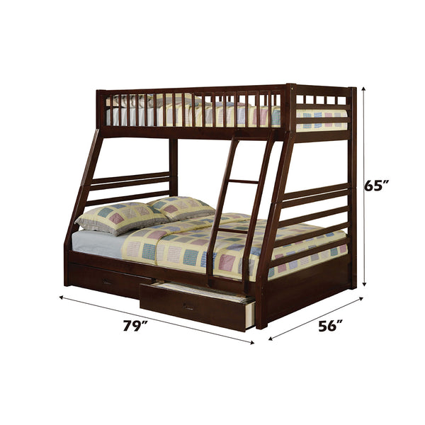 ACME Jason Espresso Bunk Bed(Twin | Full)Model 02020W