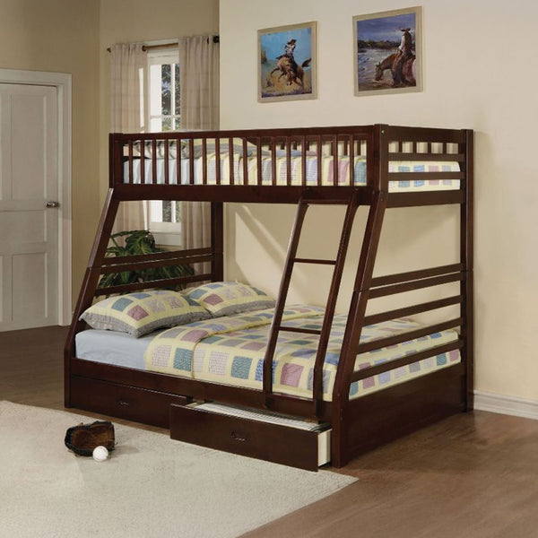 ACME Jason Espresso Bunk Bed(Twin | Full)Model 02020W