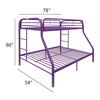 ACME Tritan Purple Bunk Bed(Twin | Full)Model 02053PU