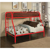 ACME Tritan Red Bunk Bed(Twin | Full)Model 02053RD