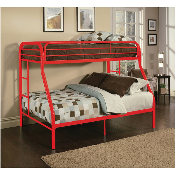 ACME Tritan Red Bunk Bed(Twin | Full)Model 02053RD