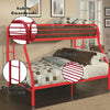 ACME Tritan Red Bunk Bed(Twin | Full)Model 02053RD