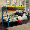 ACME Tritan Rainbow Bunk Bed(Twin | Full)Model 02053RNB