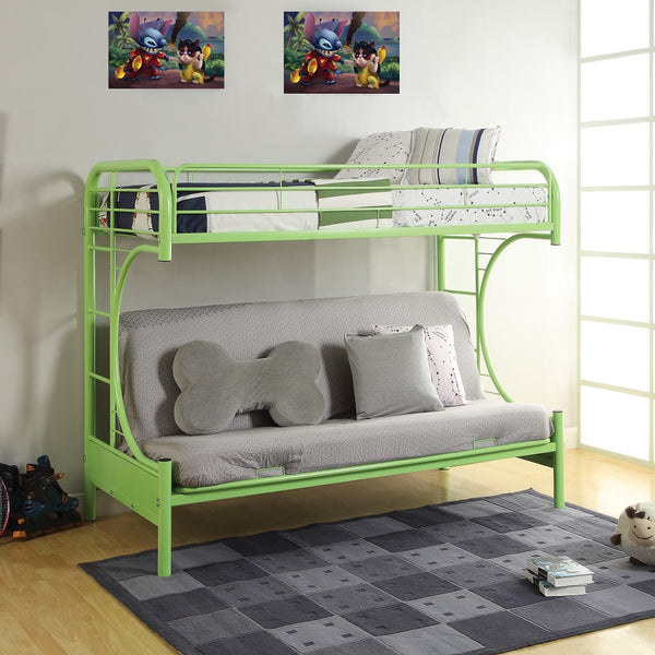 ACME Eclipse Green Futon Bunk Bed(Twin | Full)Model 02091W-GR