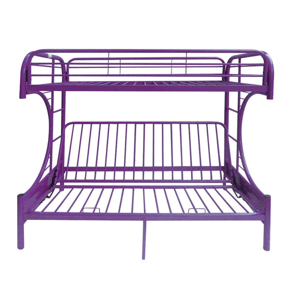 ACME Eclipse Purple Futon Bunk Bed(Twin | Full)Model 02091W-PU