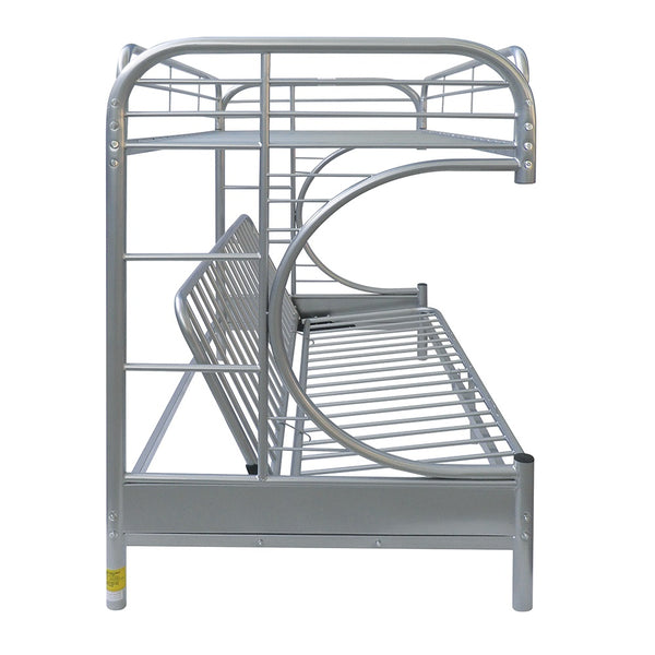 ACME Eclipse Silver Futon Bunk Bed(Twin | Full)Model 02091W-SI