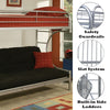ACME Eclipse Silver Futon Bunk Bed(Twin | Full)Model 02091W-SI