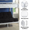 ACME Eclipse White Futon Bunk Bed(Twin | Full)Model 02091W-W
