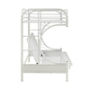 ACME Eclipse White Futon Bunk Bed (T XL/Q) Model 02093WH