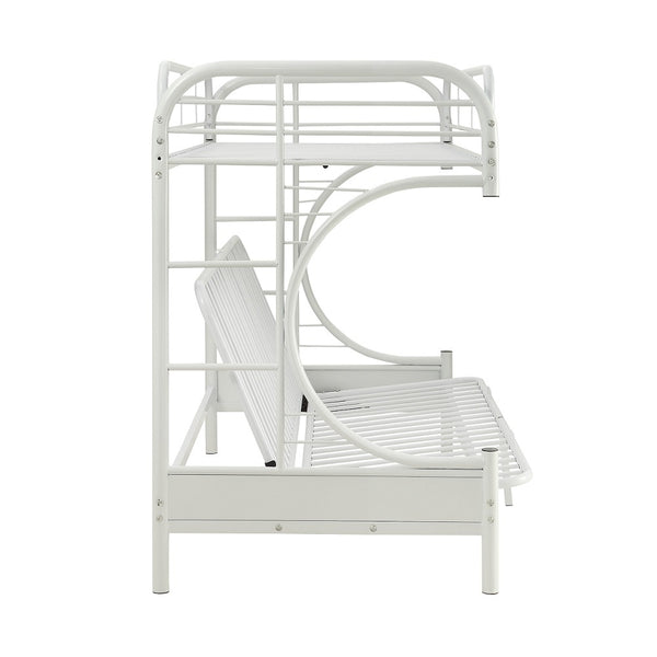 ACME Eclipse White Futon Bunk Bed (T XL/Q) Model 02093WH