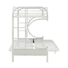 ACME Eclipse White Futon Bunk Bed (T XL/Q) Model 02093WH