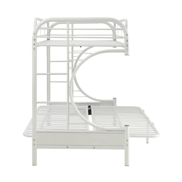 ACME Eclipse White Futon Bunk Bed (T XL/Q) Model 02093WH