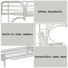 ACME Eclipse White Futon Bunk Bed (T XL/Q) Model 02093WH