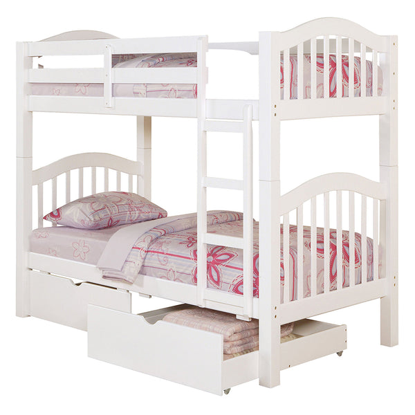 ACME Heartland White Bunk Bed (Twin | Twin)Model 02354