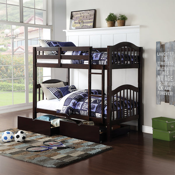 ACME Heartland Espresso Bunk Bed (Twin | Twin)Model 02554