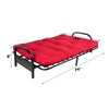 ACME Nabila Red & Black Full Futon Mattress (8"H) Model 02812