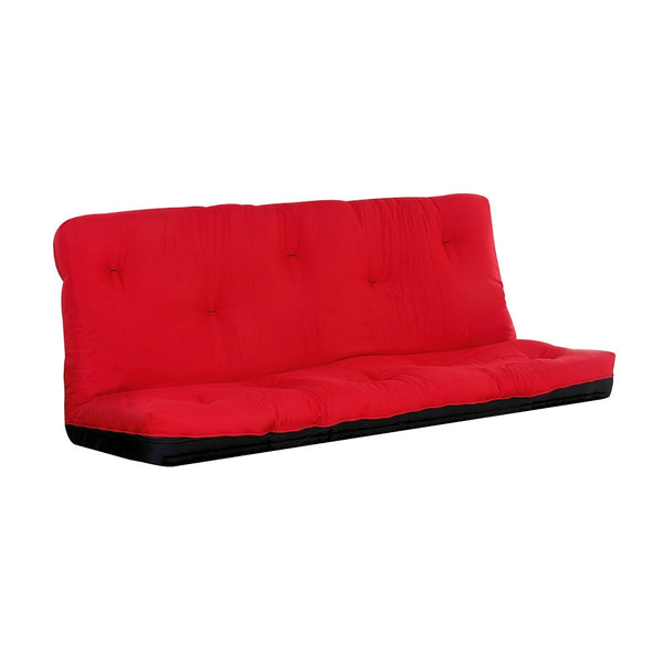 ACME Nabila Red & Black Full Futon Mattress (8"H) Model 02812