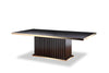 A&X Talin Modern Black Crocodile & Rosegold Dining Table Model VGUNCC842-240