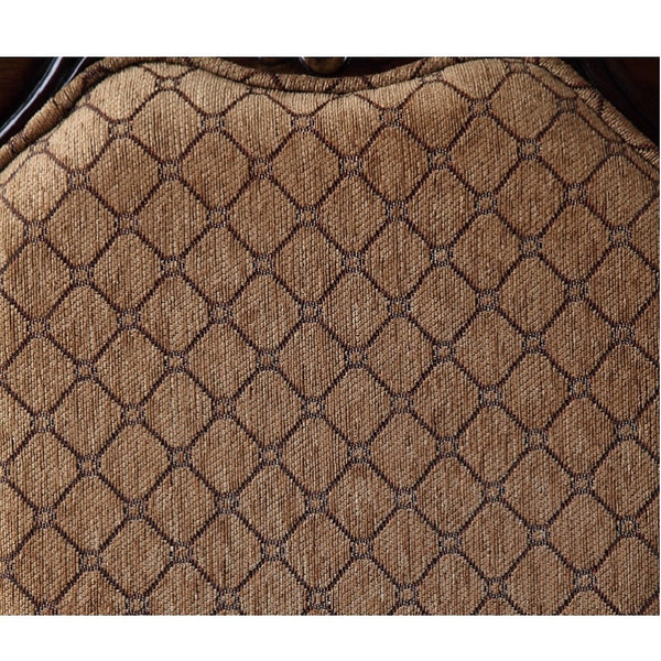 ACME Chateau De Ville Fabric & Cherry Side Chair (Set-2) Model 04077A