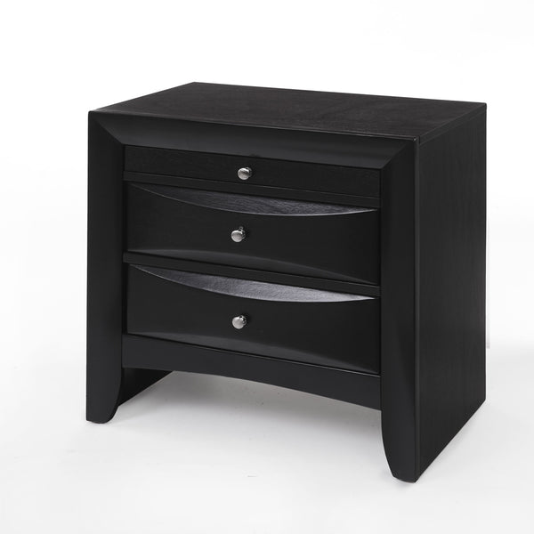 ACME Ireland Black Nightstand Model 04163