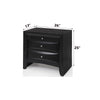 ACME Ireland Black Nightstand Model 04163